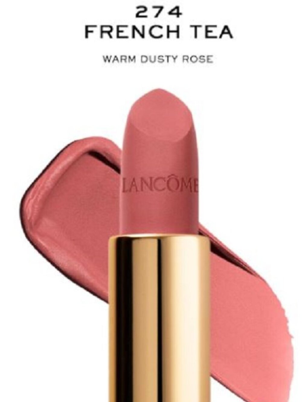 NEW Lancome L'Absolu Rouge Drama Matte Lipstick 274 French Tea